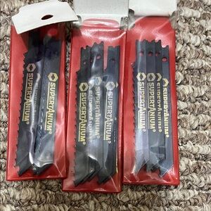 SUPERTANIUM Black Saw Blades - Pack of 3- NWT